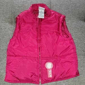 Looney Tunes Bright Pink Kids Puffer Vest Size 4T